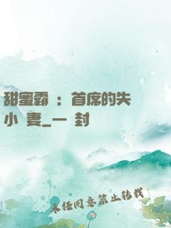 甜蜜霸寵：首席的失憶小嬌妻