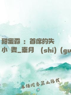 甜蜜霸寵：首席的失憶小嬌妻