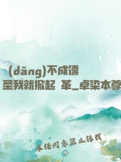 當(dāng)不成儒圣我就掀起變革