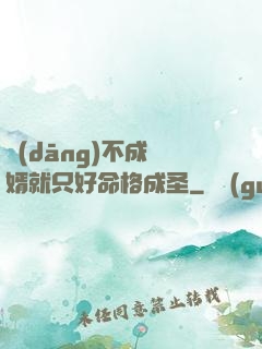 當(dāng)不成贅婿就只好命格成圣