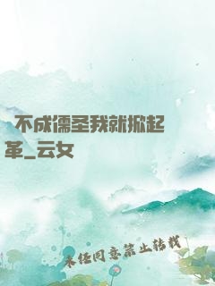 當不成儒圣我就掀起變革