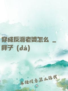 穿成反派老婆怎么辦