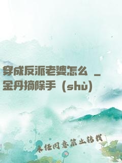 穿成反派老婆怎么辦