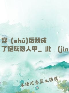穿書(shū)后我成了炮灰路人甲