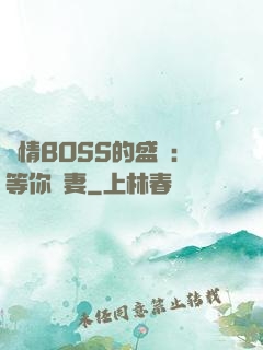 純情BOSS的盛愛：等你為妻