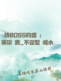 純情BOSS的盛愛：等你為妻