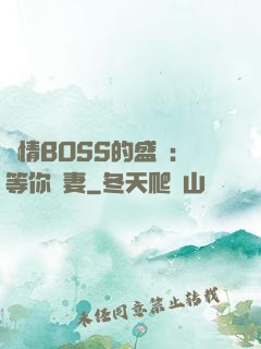 純情BOSS的盛愛：等你為妻