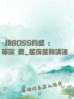 純情BOSS的盛愛：等你為妻