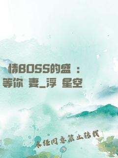 純情BOSS的盛愛：等你為妻