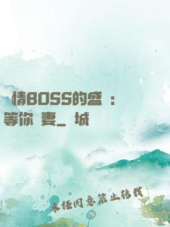 純情BOSS的盛愛：等你為妻