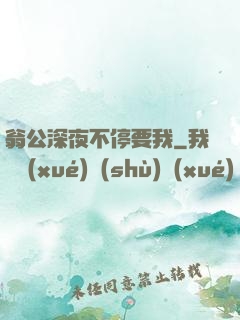 翁公深夜不停要我