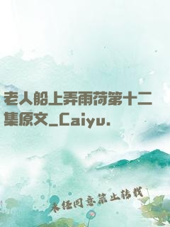 老人船上弄雨荷第十二集原文