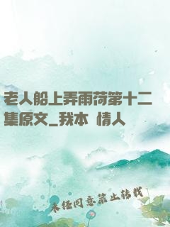 老人船上弄雨荷第十二集原文