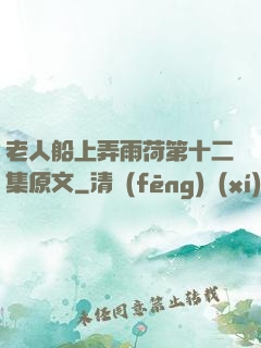 老人船上弄雨荷第十二集原文