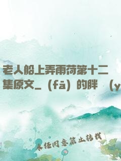 老人船上弄雨荷第十二集原文