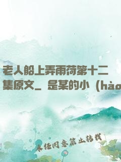 老人船上弄雨荷第十二集原文