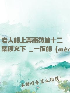 老人船上弄雨荷第十二集原文下載