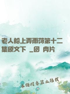 老人船上弄雨荷第十二集原文下載
