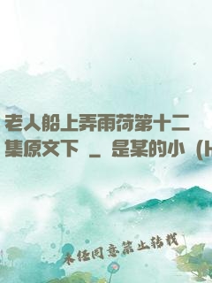 老人船上弄雨荷第十二集原文下載