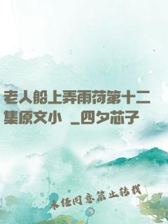 老人船上弄雨荷第十二集原文小說