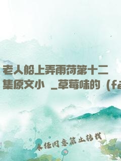 老人船上弄雨荷第十二集原文小說