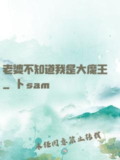 老婆不知道我是大魔王