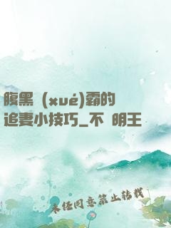 腹黑學(xué)霸的追妻小技巧