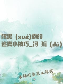 腹黑學(xué)霸的追妻小技巧
