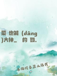 菜鳥也能當(dāng)大神
