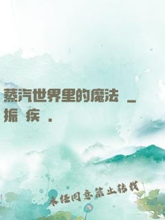 蒸汽世界里的魔法師