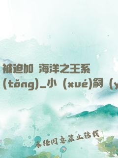 被迫加載海洋之王系統(tǒng)