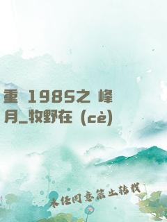 重啟1985之巔峰歲月
