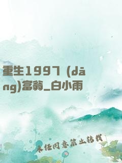 重生1997當(dāng)富翁