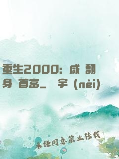重生2000：咸魚翻身變首富
