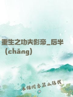 重生之功夫影帝
