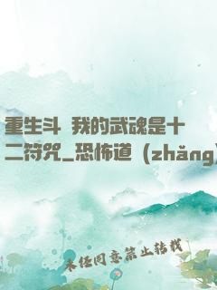 重生斗羅我的武魂是十二符咒