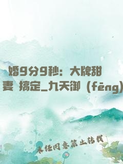 閃婚9分9秒：大牌甜妻難搞定