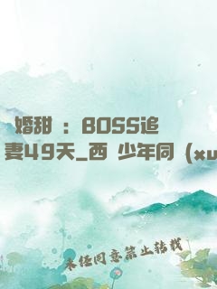 閃婚甜愛：BOSS追妻49天