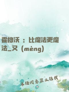 霍格沃茲：比魔法更魔法