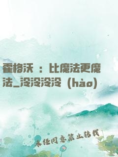 霍格沃茲：比魔法更魔法