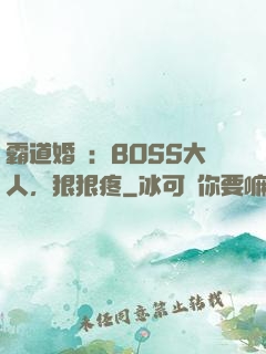 霸道婚寵：BOSS大人，狠狠疼