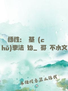 頂級悟性：從基礎(chǔ)拳法開始
