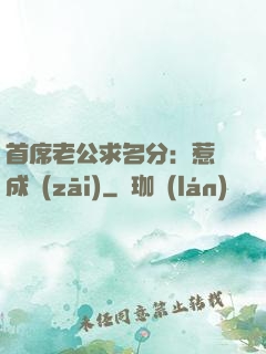 首席老公求名分：惹愛成災(zāi)