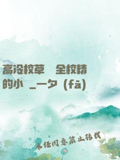 高冷校草淪為全校精靈的小說